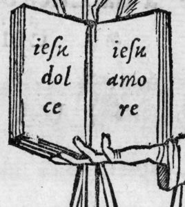 Il primo corsivo, dettaglio dalle Lettere di santa Caterina di Aldo Manuzio e pagina intera